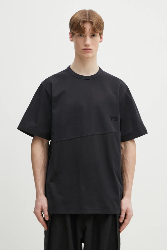 Y-3 t-shirt Vented Short Sleeve Tee plain black JC6396