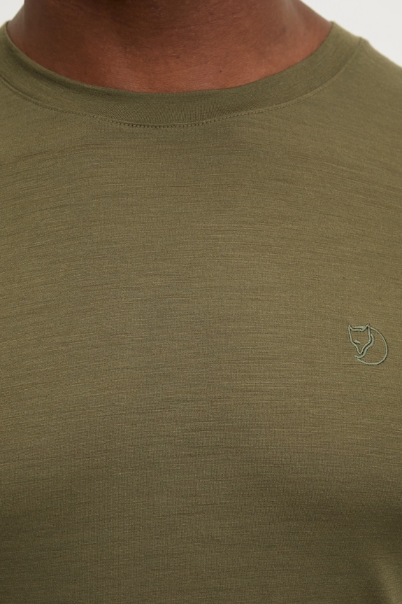Sportovní triko Fjallraven Abisko Wool F87193 zelená