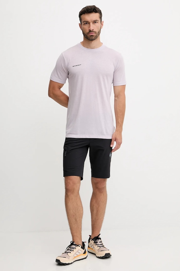 Sportovní triko Mammut Massone Light 1017.06540 fialová SS25