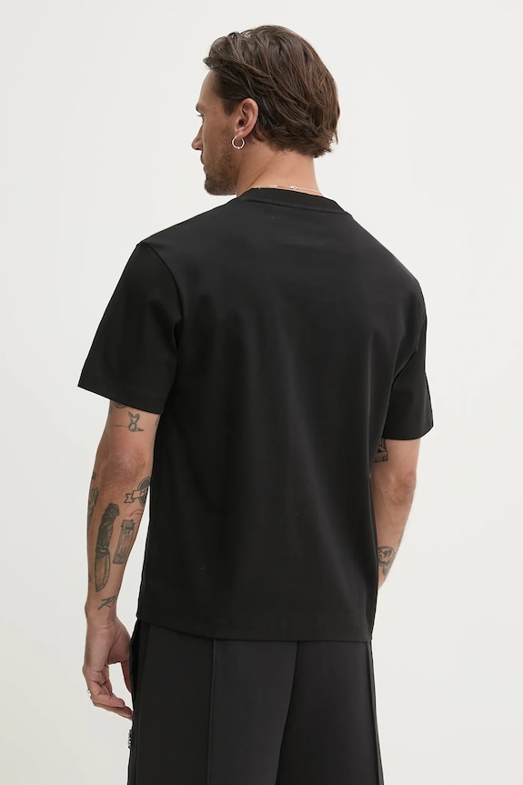 Odzież HUGO t-shirt bawełniany 50536347 czarny