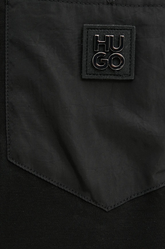 HUGO t-shirt bawełniany 50536347 czarny