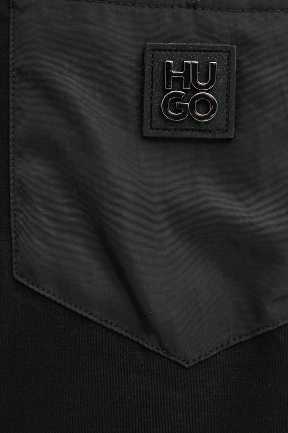 HUGO t-shirt bawełniany 50536347 czarny