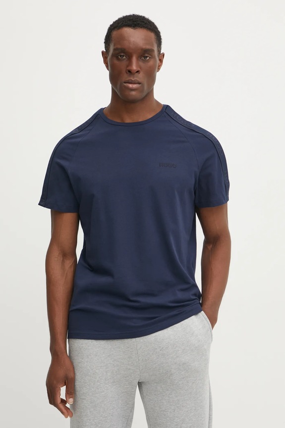 Tričko HUGO LIAM T-shirt relaxed tmavomodrá 50540912