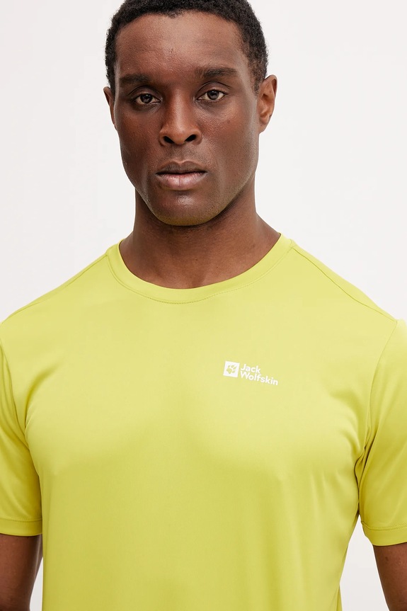 Jack Wolfskin maglietta sportiva Tech verde A63293