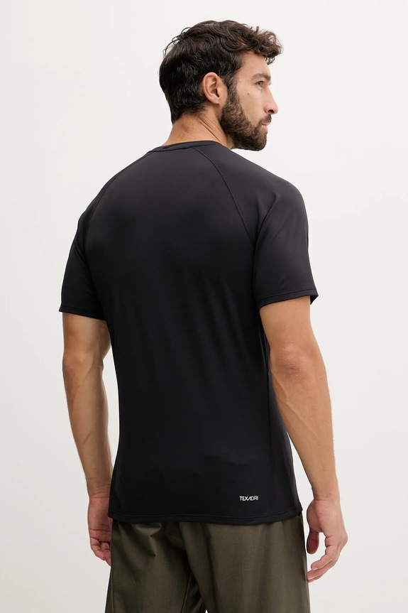 Odzież Jack Wolfskin t-shirt sportowy Prelight Swift A63800 czarny