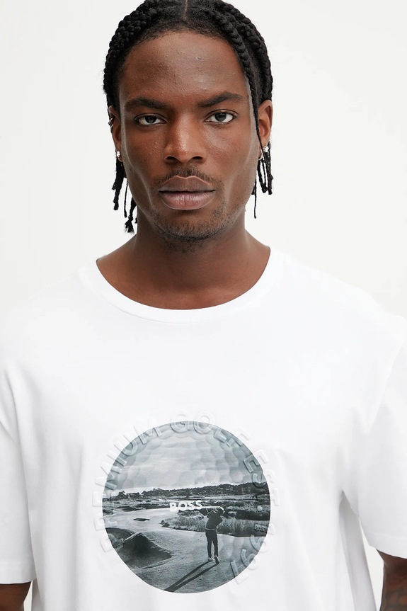 BOSS Green t-shirt bianco 50537847