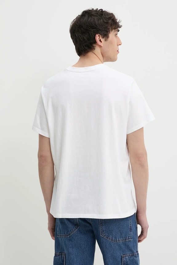 Odzież Levi's t-shirt bawełniany SS RELAXED FIT TEE 16143.1675 biały