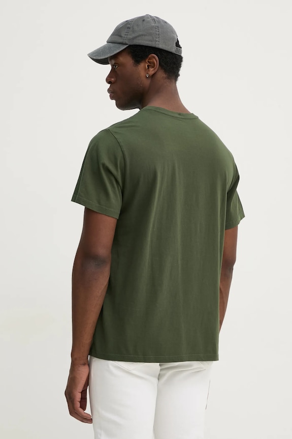 Ruházat Levi's pamut póló SS RELAXED FIT TEE 16143.1676 zöld