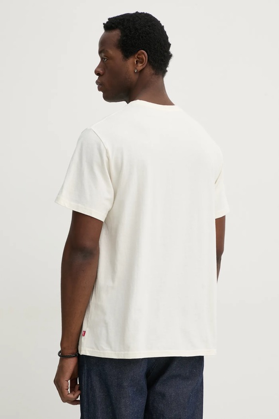 Oblečení Bavlněné tričko Levi's SS RELAXED FIT TEE 16143.1924 béžová