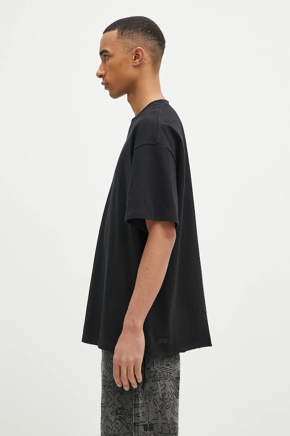 Хлопковая футболка KSUBI Sott Ekcess MPS25TE028 чёрный SS25