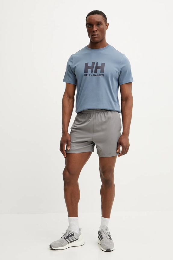 Helly Hansen t-shirt bawełniany HH LOGO 54596 niebieski SS26