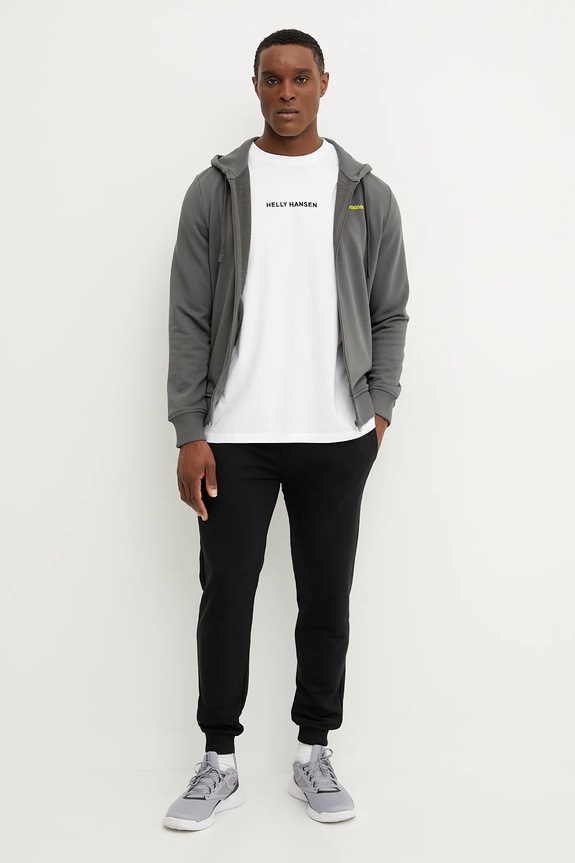 Βαμβακερό μπλουζάκι Helly Hansen CORE 54598 λευκό SS26