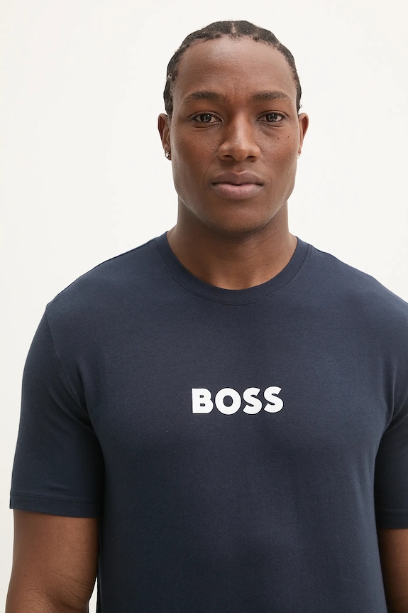 Tričko BOSS 50540593 námořnická modř SS25