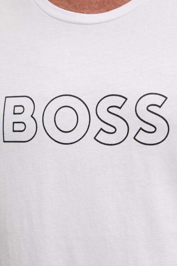 BOSS top plażowy męski biały 50491711