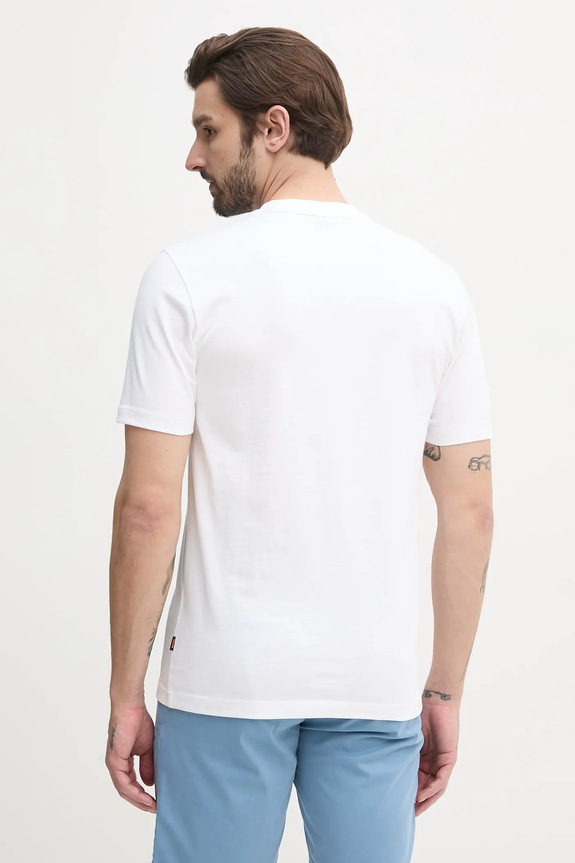 Odzież BOSS Orange t-shirt bawełniany 50539186 biały