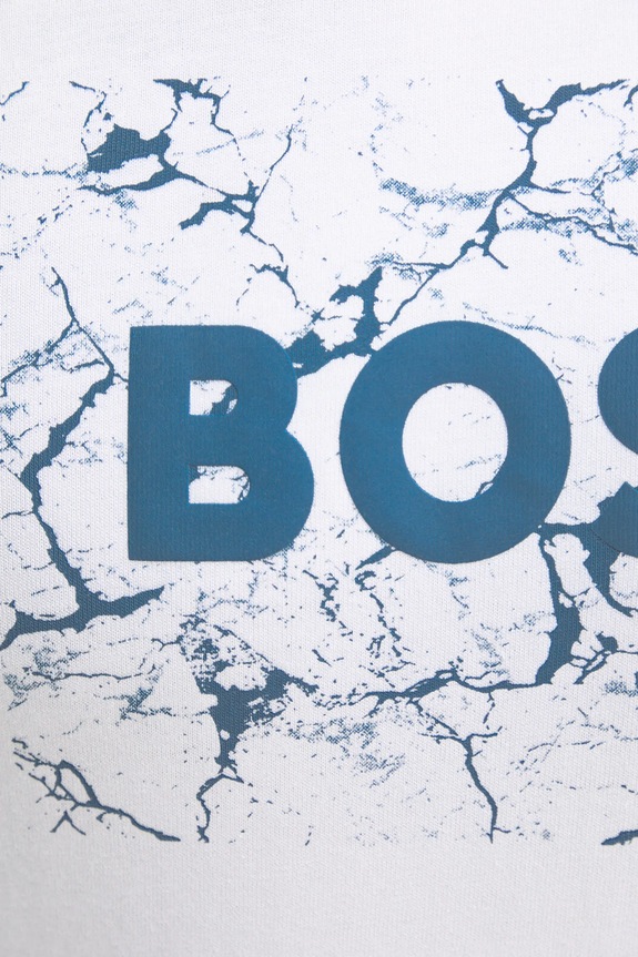 BOSS Orange t-shirt bawełniany 50539186 biały