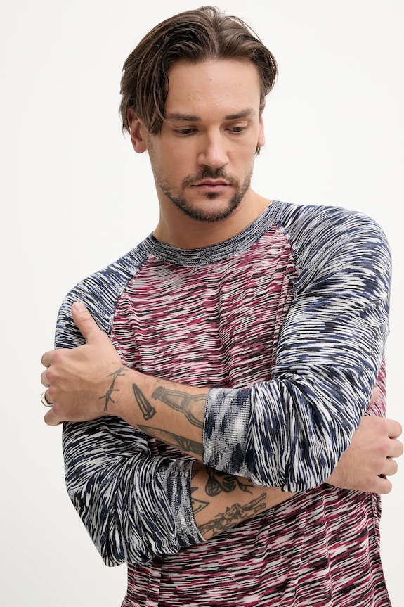 Μακρυμάνικο Desigual BRUNSWICK σκούρο μπλε 25SMTF03