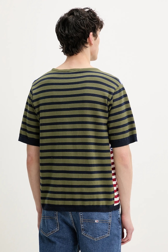 Odzież Desigual t-shirt bawełniany TERRANOVA 25SMTF04 zielony