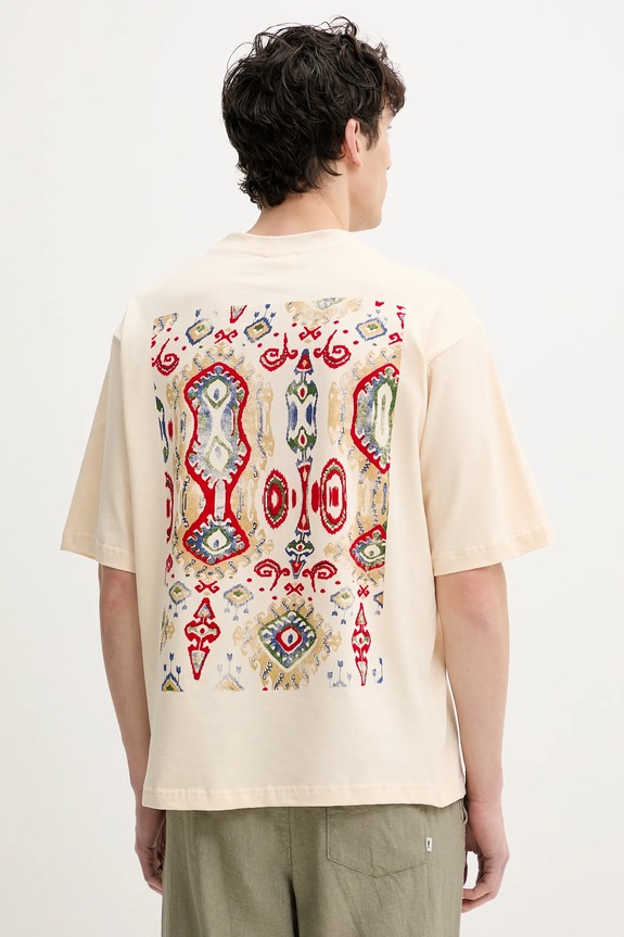 Îmbrăcăminte Desigual tricou din bumbac WISCONSIN 25SMTK10 bej