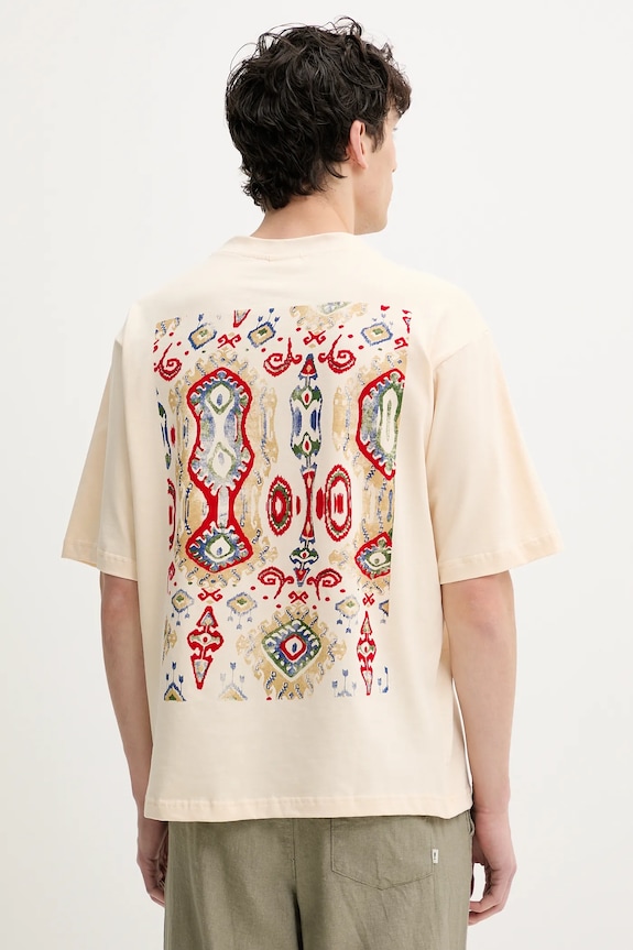 Îmbrăcăminte Desigual tricou din bumbac WISCONSIN 25SMTK10 bej