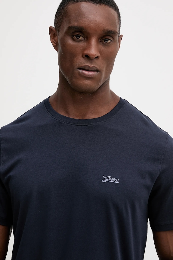 Guess t-shirt PIMA granatowy M4GI70.KC9X0