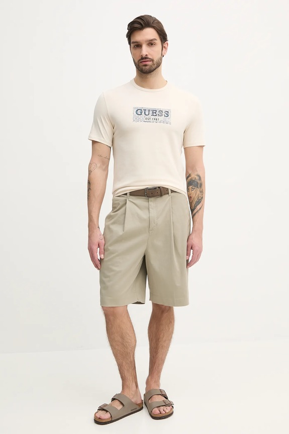 Tričko Guess M5GI19.J1314 béžová SS25