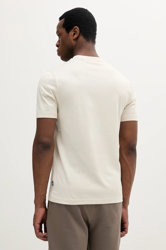 Ruházat BOSS pamut póló 50536796 bézs