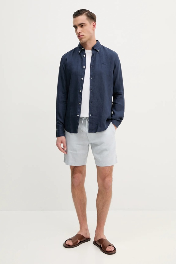 BOSS t-shirt bawełniany 50539831 biały SS25