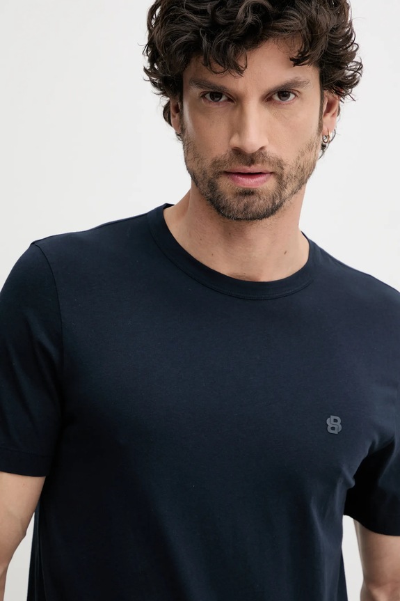 BOSS t-shirt in cotone blu navy 50539831