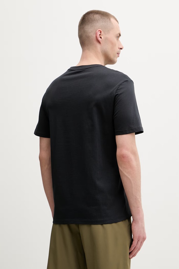 Ρούχα Oakley t-shirt ανδρικό βαμβακερό BARK 2.0 FOA402167 μαύρο