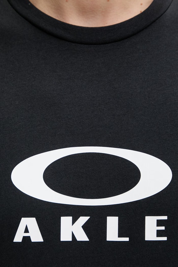 Oakley t-shirt ανδρικό βαμβακερό BARK 2.0 FOA402167 μαύρο