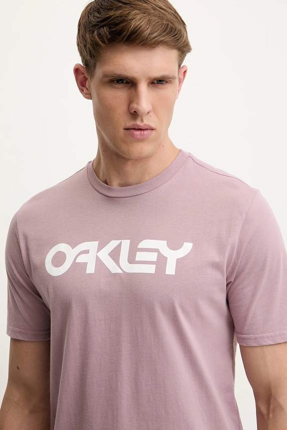 Oakley t-shirt da uomo in cotone MARK II rosa FOA404011