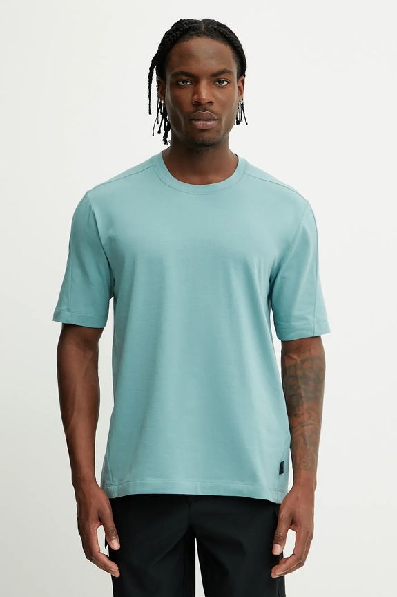 Majica kratkih rukava Oakley ALL DAY bez uzorka tirkizna FOA406167