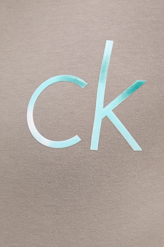 Calvin Klein pamut póló bézs K10K114146