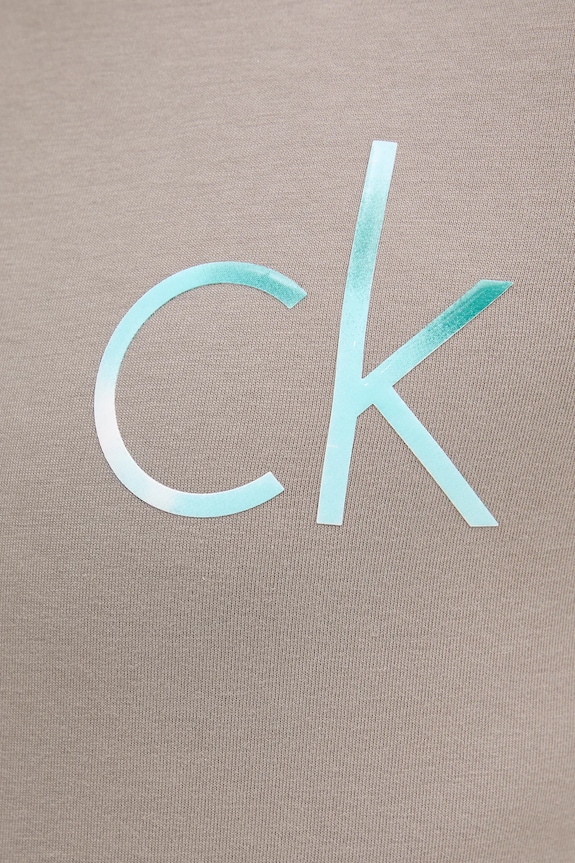 Calvin Klein pamut póló bézs K10K114146