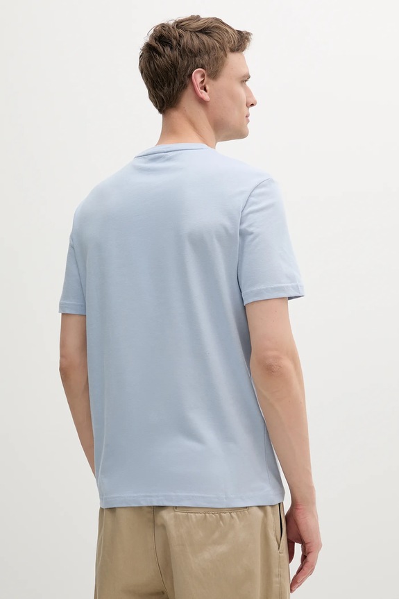 Βαμβακερό μπλουζάκι Calvin Klein K10K114149 μπλε SS25