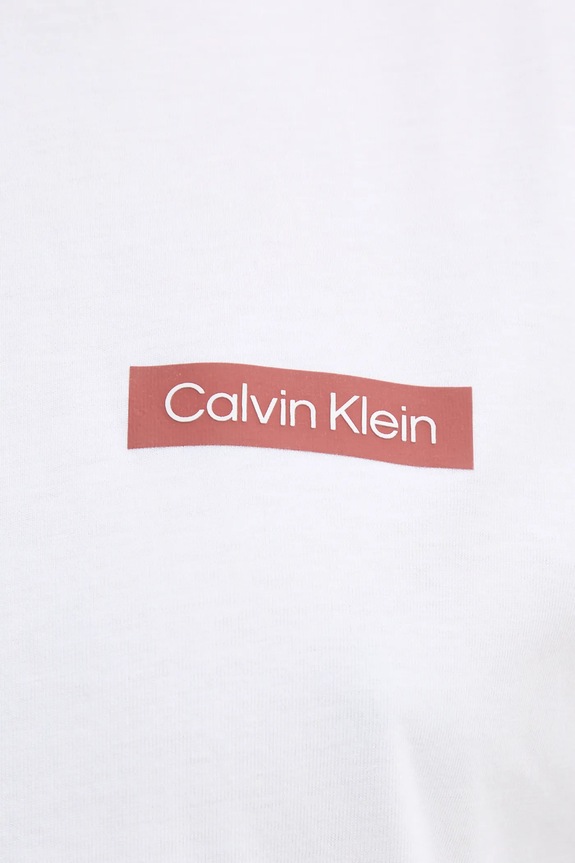 Bavlnené tričko Calvin Klein biela K10K114158