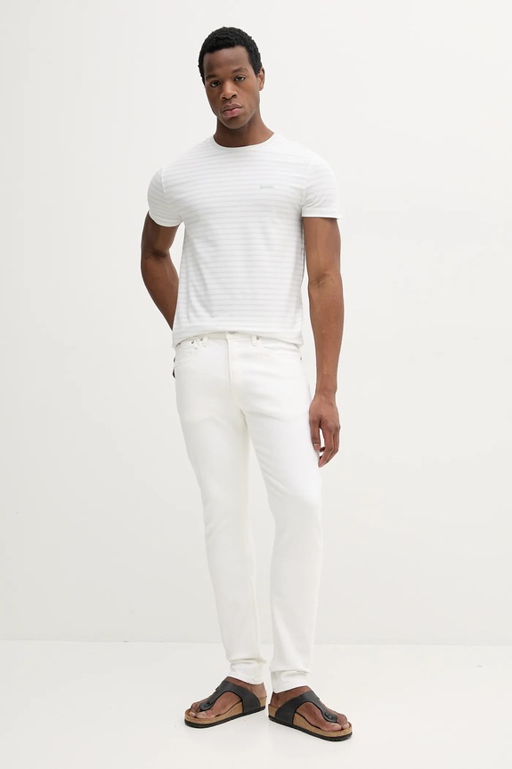 Tričko Calvin Klein K10K114177 biela SS25