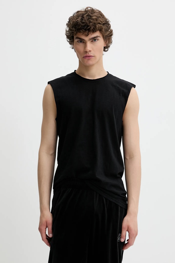 Superdry t-shirt in cotone semplice nero M6010897A.02A