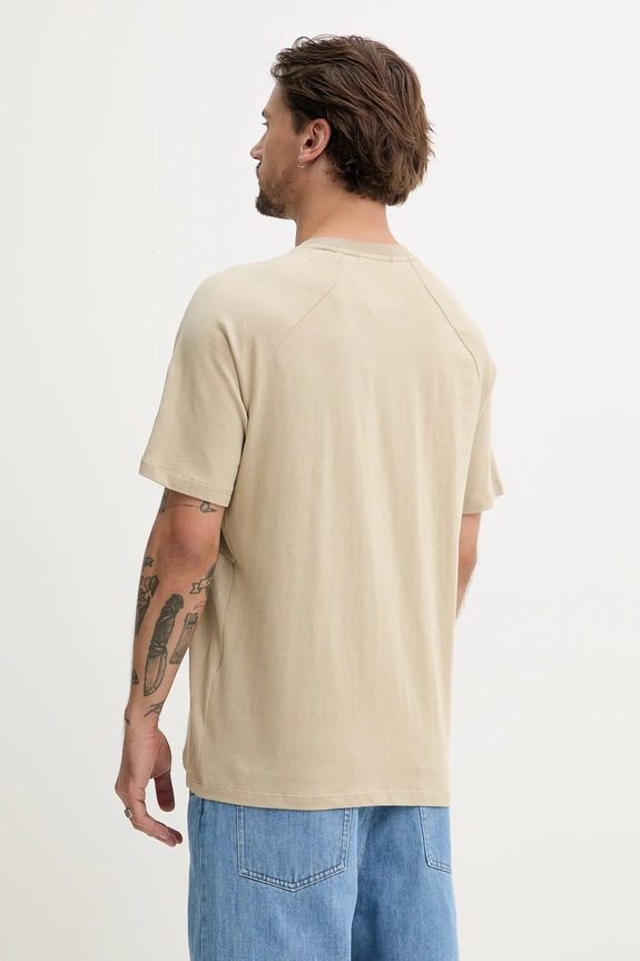 Oblečenie Bavlnené tričko Superdry M1012225A.2DN béžová