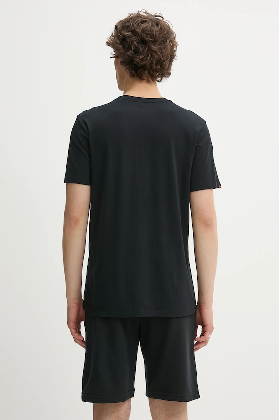 Oblečení Bavlněné tričko Superdry M1012226A.12A černá