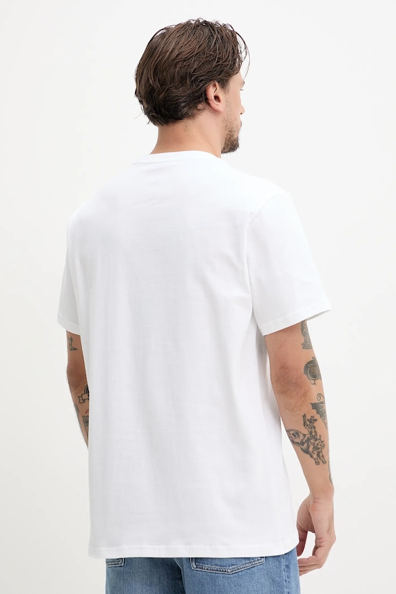 Oblačila Bombažna kratka majica Converse 10027362.A02 bela