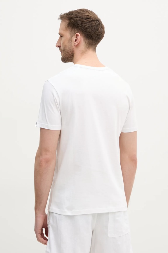 Odzież Alpha Industries t-shirt bawełniany Freedom T 156539 biały