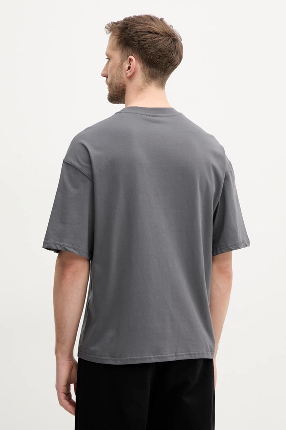 Oblečenie Bavlnené tričko Alpha Industries Studio Edition T 156550 sivá