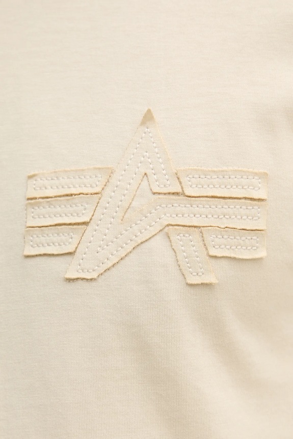 Alpha Industries t-shirt in cotone Coach T BE 156538 beige
