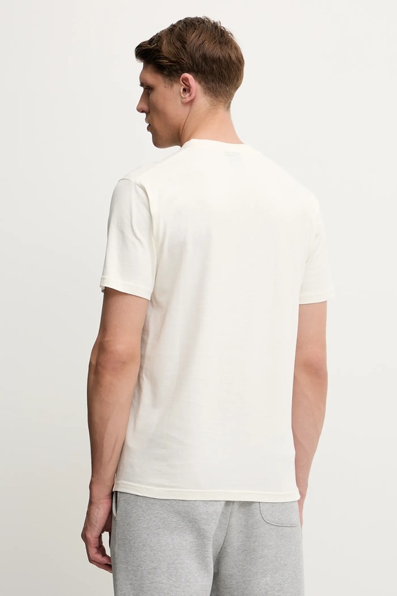 Odzież Ellesse t-shirt bawełniany Mellino SHZ21848 beżowy
