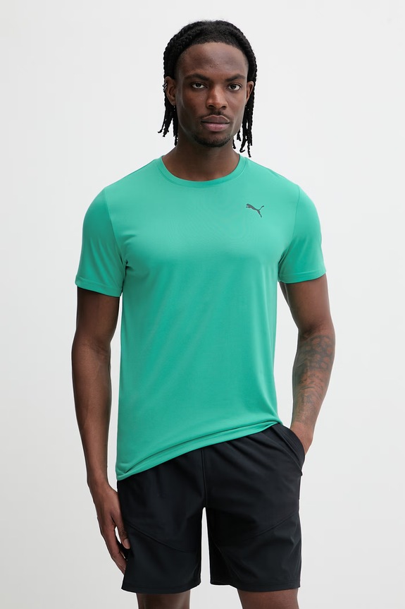 Μπλουζάκι προπόνησης Puma Tad Essentials πράσινο 525908