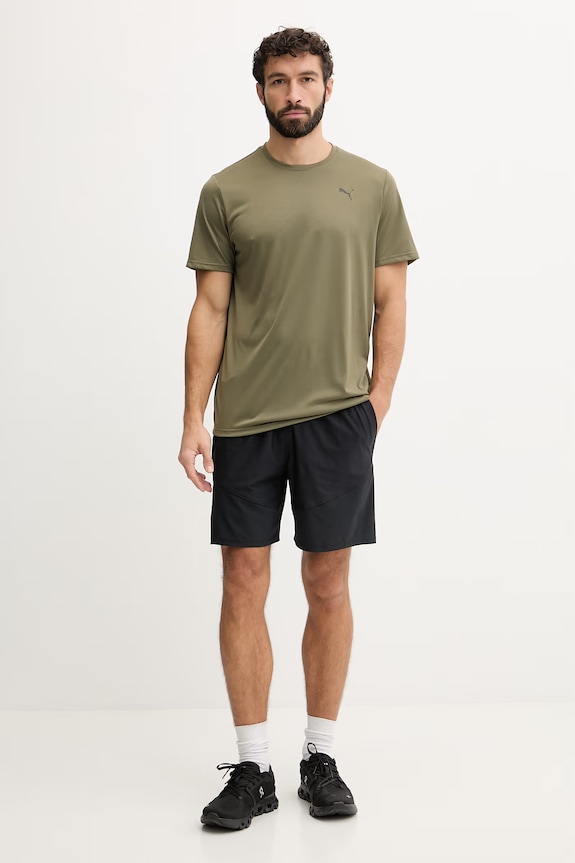 Kratka majica za vadbo Puma Tad Essentials 525908 zelena SS26