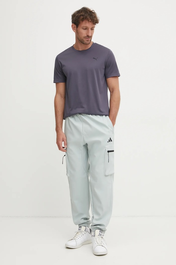 Puma t-shirt treningowy Essentials Solid cat Tee 525908 szary SS26