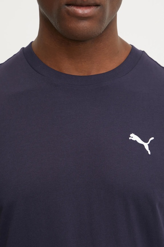 Tričko Puma Essential Logo 682538 tmavomodrá